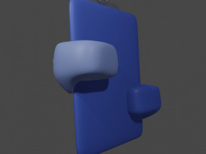 Tablet 3D item for game or animation 3D 打印模型