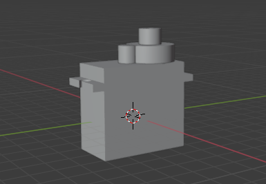 Servo Motor 3D Print Model .c4d .max .obj .3ds .fbx .stl .blend 