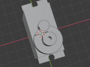 Servo Motor 3D Print Model
