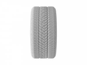 Tesla Model Y 21 Wheel and Winter Tire Model 3D
