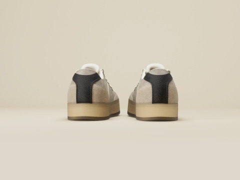 Sneakers Bershka Training Shoes 3D Model