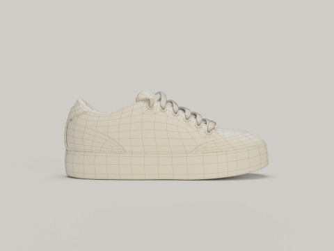 Sneakers Bershka Training Shoes 3D Model