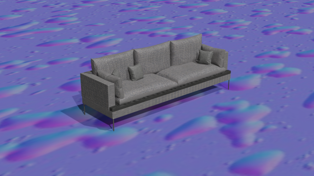 Sofa Modelo 3D .c4d .max .obj .3ds .fbx .stl .blend 