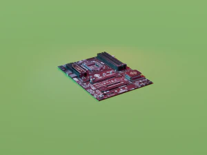 Mother board 3D Model