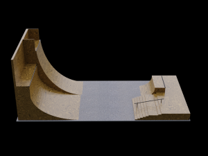 Skate park 3D मॉडल