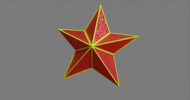 STAR Modello 3D .c4d .max .obj .3ds .fbx .stl .blend 