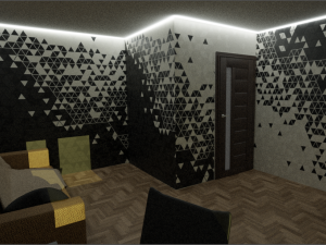 Room in house Modèle 3D