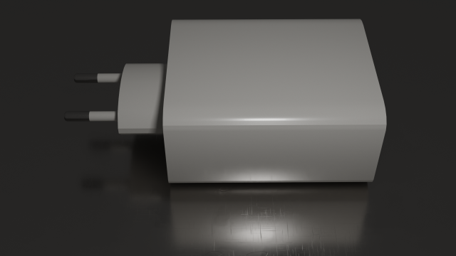 Power adapter 3D-printmodel .c4d .max .obj .3ds .fbx .stl .blend 