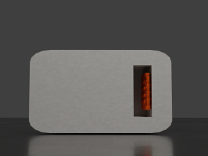 Power adapter 3D-printmodel