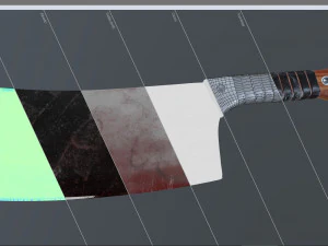 Butcher Knife 3D Model