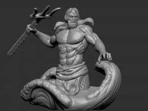 Poseidon 3D Print Model