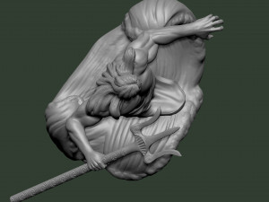 Poseidon Model Cetak 3D
