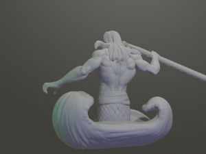 Poseidon Model Cetak 3D