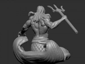 Poseidon Model Cetak 3D