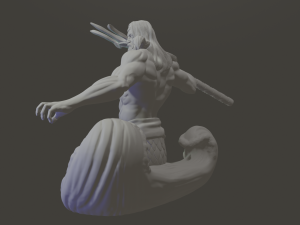 Poseidon Model Cetak 3D