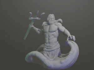 Poseidon 3D Print Model