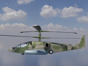 Kamov Ka52-Alligator Modello 3D