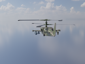 Kamov Ka52-Alligator Modello 3D