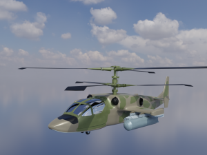 Kamov Ka52-Alligator Modello 3D
