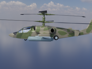 Kamov Ka52-Alligator Modello 3D