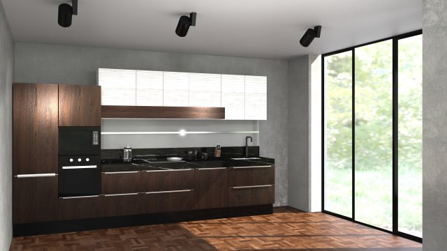 Kitchen 3D Model .c4d .max .obj .3ds .fbx .stl .blend 