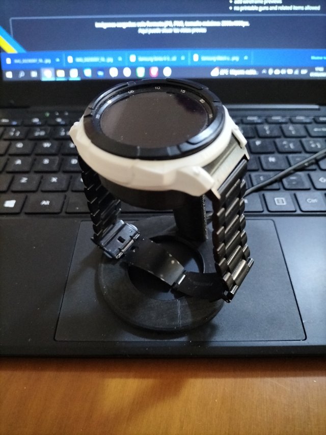 Samsung watch series 4 5 charger support 3D Druckmodell .c4d .max .obj .3ds .fbx .stl .blend