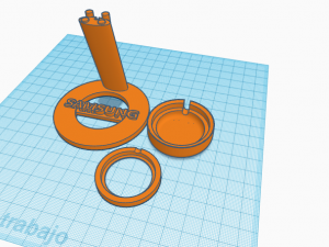 Samsung watch series 4 5 charger support 3D Druckmodell