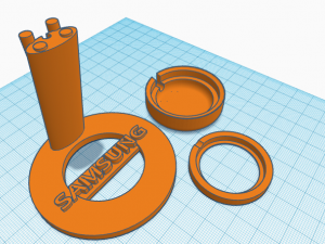 Samsung watch series 4 5 charger support 3D Druckmodell