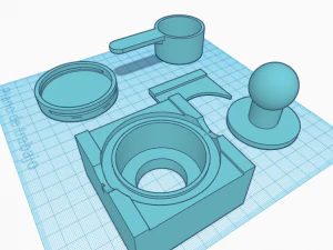 Fill your coffee Dolce Gusto capsules 3D Model