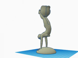 Божественный с розой 3D Модель