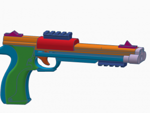 Slingshot Pistol be very careful 3D Print Model