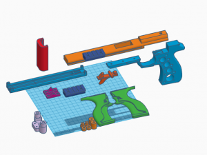 Slingshot Pistol be very careful 3D Print Model