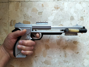 Slingshot Pistol be very careful 3D Print Model