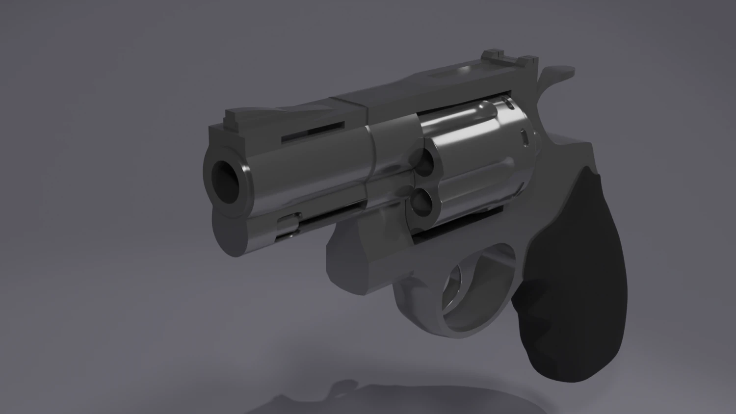 Revolver 22 Mag 3D Model .c4d .max .obj .3ds .fbx .stl .blend 