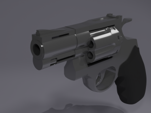 Revolver 22 Mag 3D Model