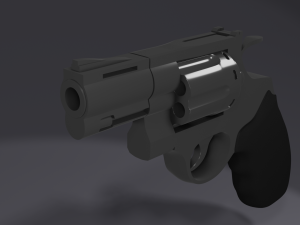 Revolver 22 Mag 3D मॉडल