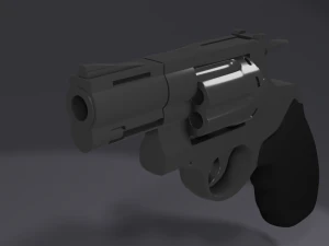 Revolver 22 Mag 3D Model