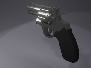 Revolver 22 Mag 3D मॉडल
