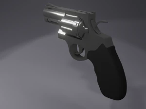 Revolver 22 Mag 3D Model