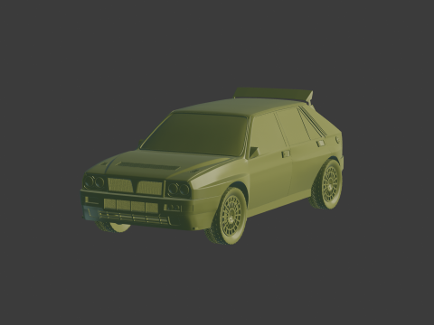 LANCIA DELTA 3D 모델