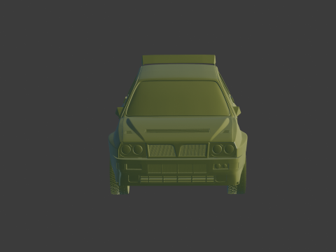 LANCIA DELTA 3Dモデル