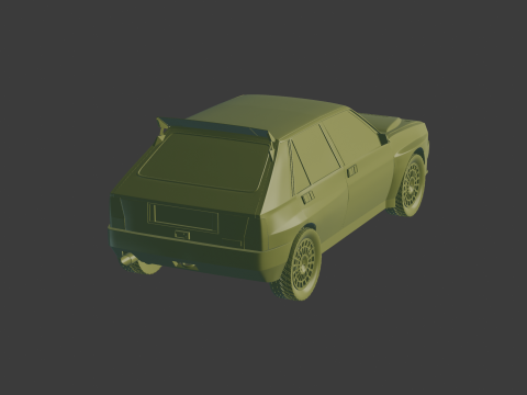 LANCIA DELTA 3Dモデル