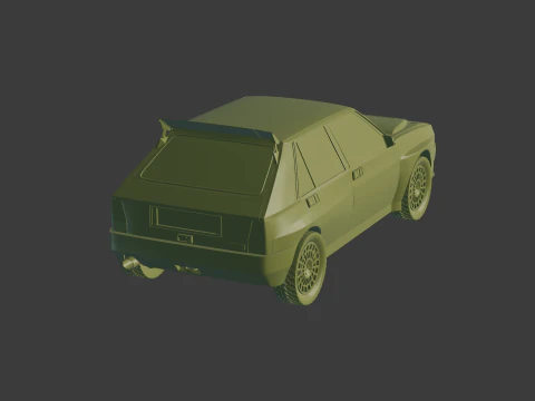 LANCIA DELTA 3D Model