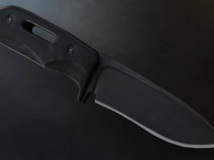 Tactic Knife Low Poly Game Ready VR - AR 3D Model