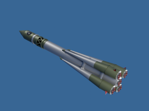 Spaceship Vostok 3D Model