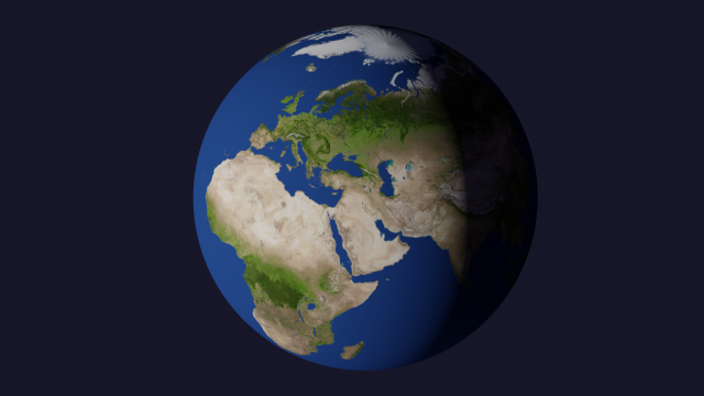 Planet earth 3D 模型 .c4d .max .obj .3ds .fbx .stl .blend 