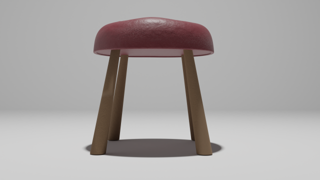 Leather chair 3D Модель .c4d .max .obj .3ds .fbx .stl .blend