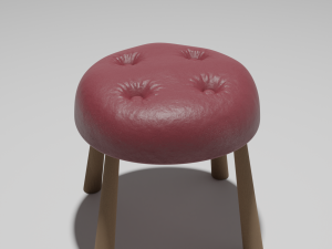 Leather chair 3D Модель