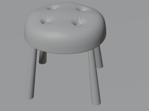 Leather chair 3D Модель