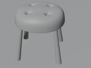 Leather chair 3D Model